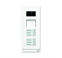 Станция вызывная, видео, шестиклавишная, цвет белый матовый