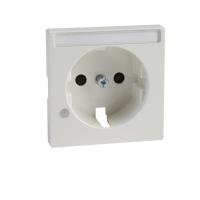 Schneider Electric MTN2333-0319 MERTEN ЦЕНТР.ПЛАТА д/мех роз. с полем д/надписи и индикацией, ПОЛ.БЕЛЫЙ, QF SM