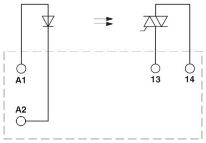 Phoenix contact 2982171 OPT-24DC/230AC/  2 Миниатюрные полупроводниковые реле