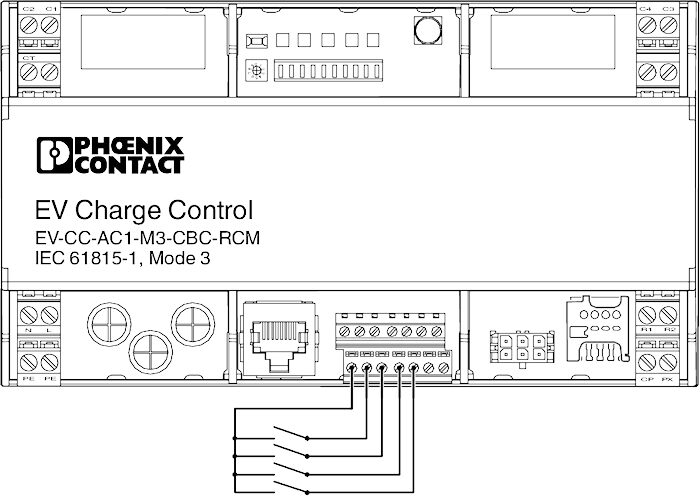 Phoenix contact 1018701 EV-CC-AC1-M3-CBC-RCM-ETH AC yправление зарядкой