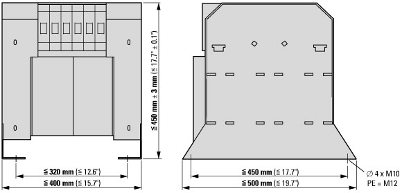271605 Синус-фильтр, 3p, 400 В АС, 250A (DX-SIN3-250)