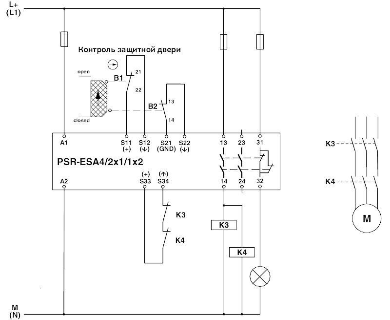 Phoenix contact 2963938 PSR-SPP- 24UC/ESA4/2X1/1X2 Реле безопасности