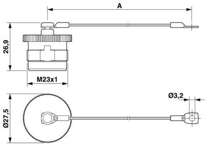 Phoenix contact 1623803 SH-Z2305 Металлический защитный колпачок