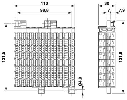 Phoenix contact 3270327 PTMC 1,5/80-3 /BU 19Z Сотовые клеммы