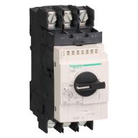 Schneider Electric GV3P656 GV3 АВТ. ВЫКЛ С КОМБ. РАСЦЕП 65 A С ЗАЖИМАМИ ПОД КОЛЬЦЕВОЙ НАКОНЕЧНИК