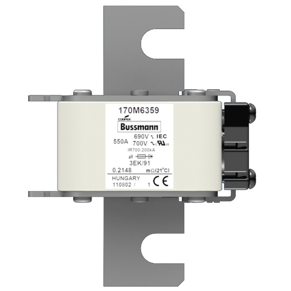 170M6359 Быстрый предохранитель 550A 690V 3EK/91 AR UC