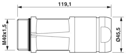 Phoenix contact 1613432 SM-7EP1N8A9L33S Переходные соединители