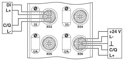 Phoenix contact 2701524 AXL E EC IOL8 DI4 M12 6P Децентрализ. устройство ввода-вывода