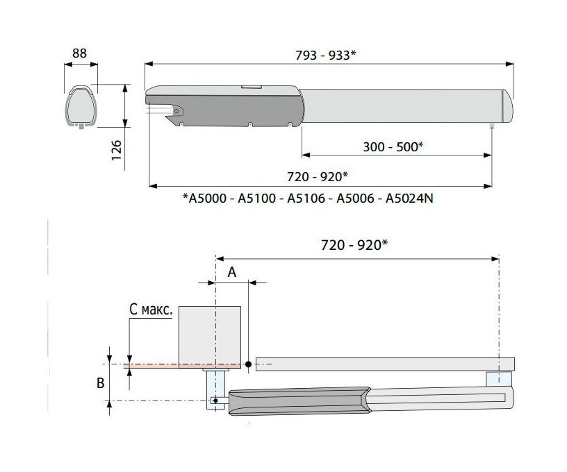 CAME ATI 5024N KIT (комплект)