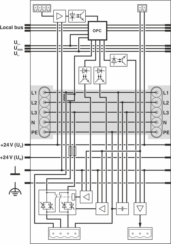 Phoenix contact 2727378 IB IL 400 ELR R-3A Клеммы Inline