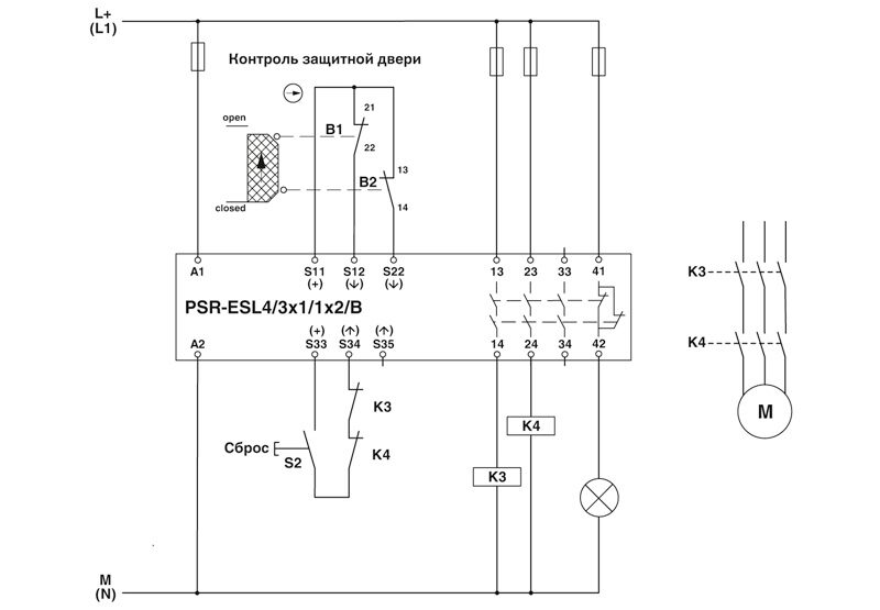 Phoenix contact 2981059 PSR-SCP- 24UC/ESL4/3X1/1X2/B Реле безопасности
