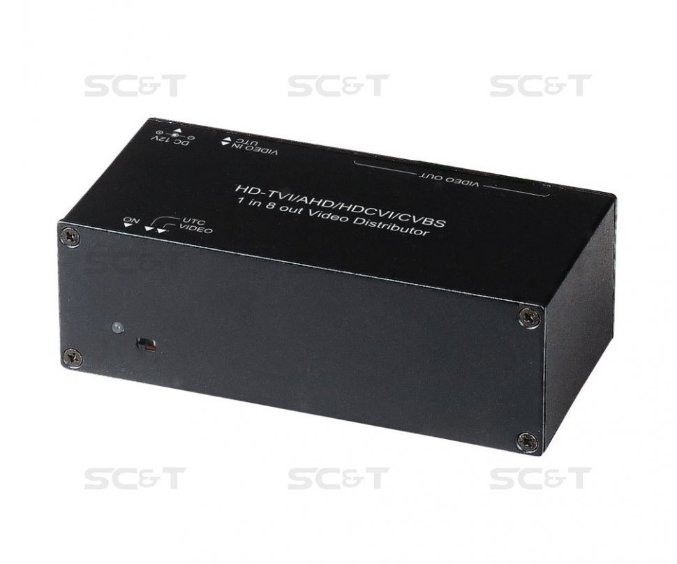 SC&T CD108HD распределитель видеосигнала HDCVI/HDTVI/AHD