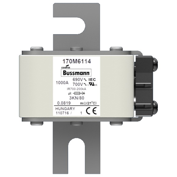 170M6104 Быстрый предохранитель 1000A 690V 3KN/80 AR