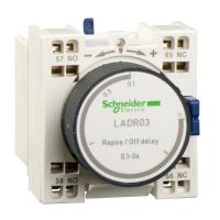 Schneider Electric LADS23 ДОП.КОНТ.БЛОК C ВЫДЕРЖ.ВРЕМ. НА ВКЛ. 1…30C ПРУЖ
