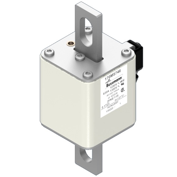 170M5746 Быстрый предохранитель 630A 1250V 2FKE/115 AR CU