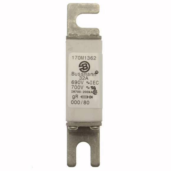 170M1362 Быстрый предохранитель 32A 690V 000/80 GR UC