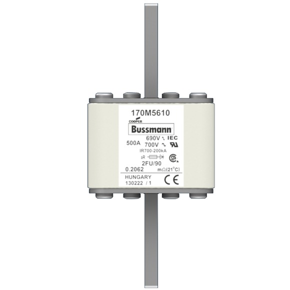170M5610 Быстрый предохранитель 500A 690V 2FU/90 AR UC
