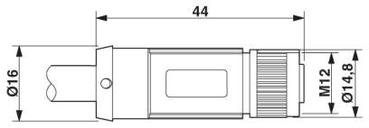 Phoenix contact 1407318 SAC-4P- 5,0-28R/FS SCO RAIL Кабель для датчика / исполнительного элемента