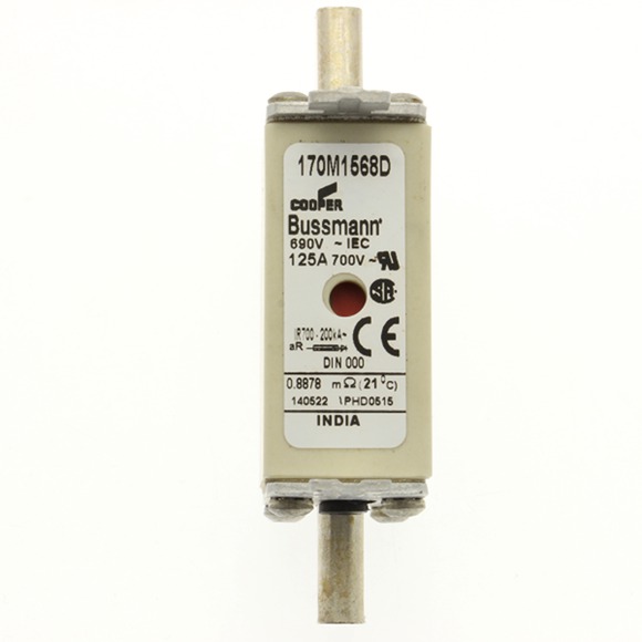 170M1568D Быстрый предохранитель 125A 690V aR DIN 000 HSDNH