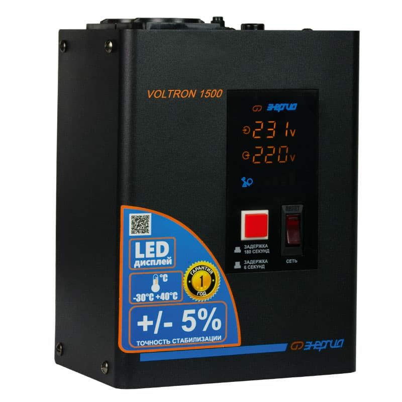 Стабилизатор напряжения Энергия Voltron -1500 (5%) Е0101-0155