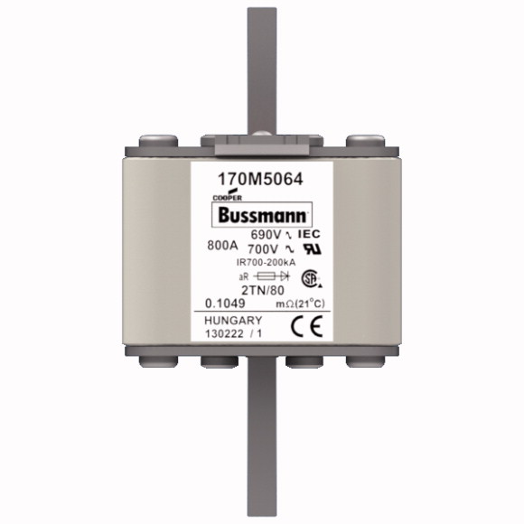 170M5064 Быстрый предохранитель 800A 690V 2TN/80 AR UC