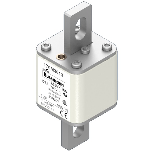 170M3613 Быстрый предохранитель 125A 690V 1*FU/78 AR UC