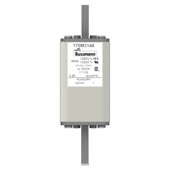 170M3148 Быстрый предохранитель 400A 1250V 1*/110 AR CU