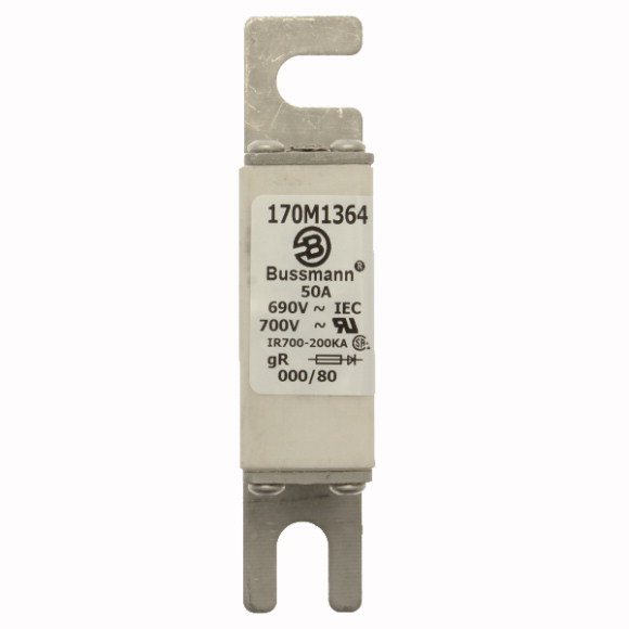 170M1364 Быстрый предохранитель 50A 690V 000/80 GR UC