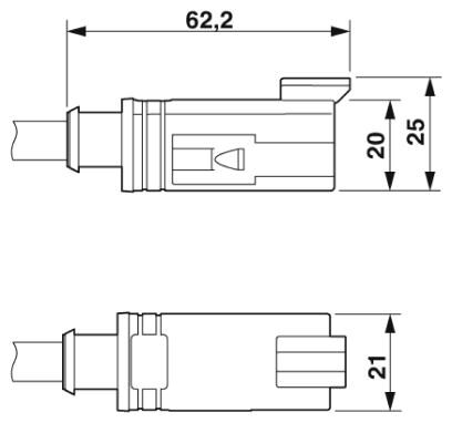 Phoenix contact 1415002 SAC-3P-DTMS/10,0-PUR Кабель для датчика / исполнительного элемента
