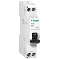 Schneider Electric A9D63606 ДИФФЕРЕНЦИАЛЬНЫЙ АВТОМАТ ЭЛЕКТРОННОГО ТИПА Acti 9 iDif K 6КА 6A C 30МA AC