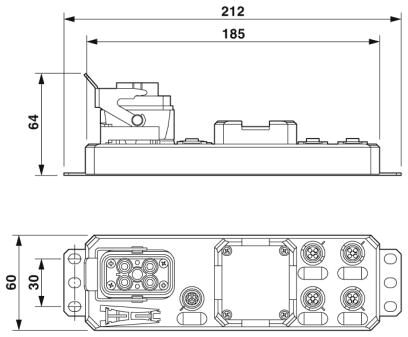 Phoenix contact 1411048 SACB-4/T-L-8FUSE DIAG CT AXL Разветвитель питания