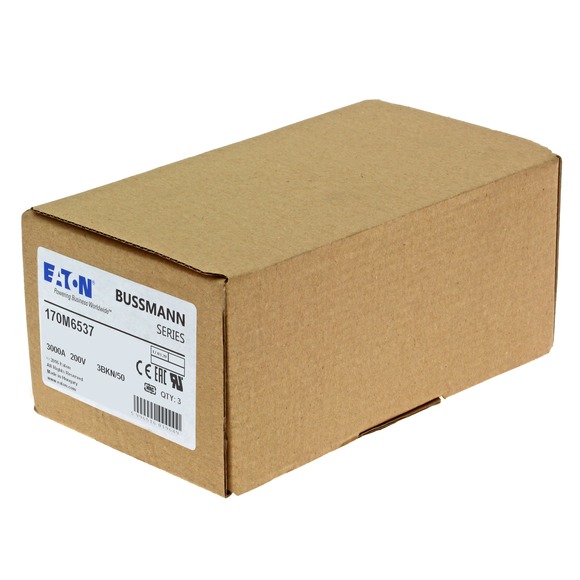 170M6537 Быстрый предохранитель 3000A 200V 3BKN/50 AR