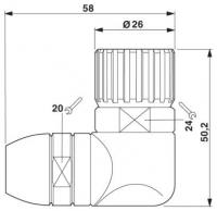Phoenix contact 1599065 RC-12S1N12Z500 Разъем на кабель