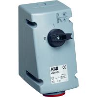 ABB 2CMA167654R1000 Розетка с выключателем и механической блокировкой 316MVS6, 16A, 3P+E, IP44, 6ч