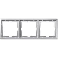 Schneider Electric MTN481360 MERTEN Artec РАМКА 3 поста, АЛЮМИНИЙ, SD