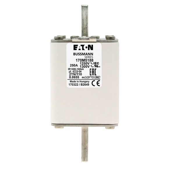 170M5188 Быстрый предохранитель 250A 1250V 2TN/110 AR CU