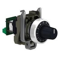Schneider Electric XB4BD912R470K ПОТЕНЦИОМЕТР В СБОРЕ, МЕТ.ОСНОВ., 470кОм