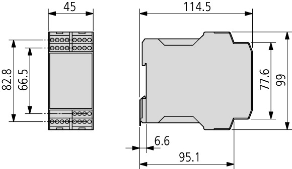 118704 Реле безопасности двухканальное, 24 V AC/DC, 230 V AC/DC, 50/60 Hz (ESR5-NO-31-24V-230VAC-DC)