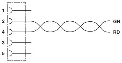 Phoenix contact 1519574 SACCEC-M12FSB-2CON-M16/2,0-910 Встраиваемый соединитель для шинной системы