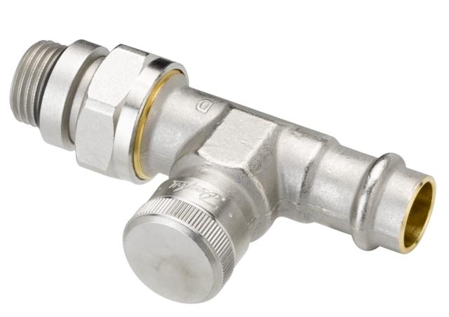 003L1824 Клапан запорный радиаторный Danfoss RLV-15 Press, прямой