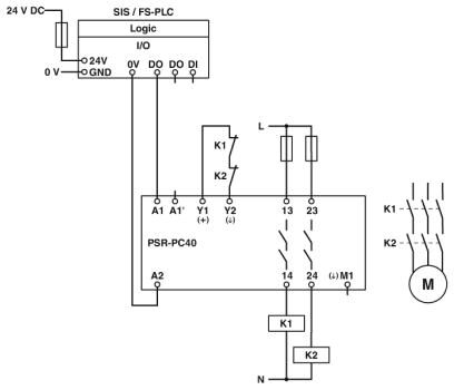 Phoenix contact 2700589 PSR-PC40-2NO-1DO-24DC-SP Реле сопряжения