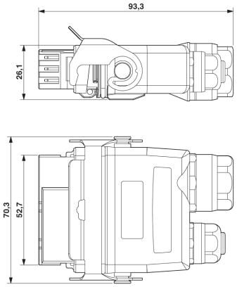 Phoenix contact 1409066 HC-MOT-TML-SET Комплект корпусов