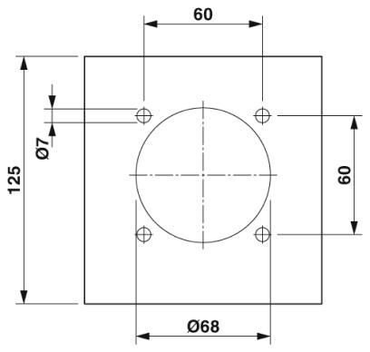 Phoenix contact 1408170 EV-GBM3S-3AC32A-0,7M6,0E00 Сетевая зарядная розетка
