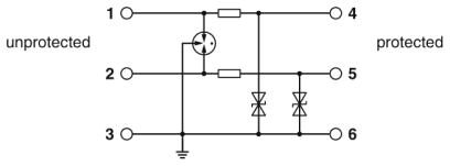 Phoenix contact 2907326 TTC-3-2X1-24DC-PT Устройство защиты от перенапряжений