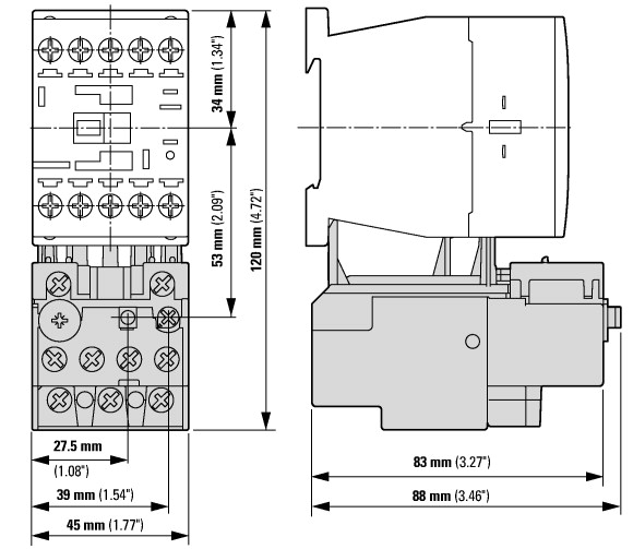 278440 ZB12-10 Реле перегрузки MOELLER / EATON (арт.278440)