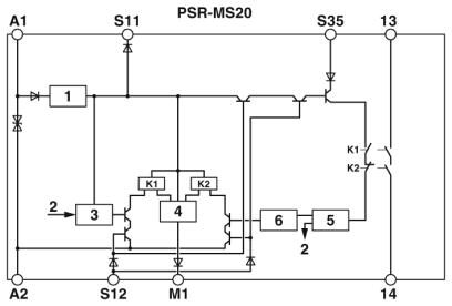 Phoenix contact 2904950 PSR-MS20-1NO-1DO-24DC-SC Реле безопасности