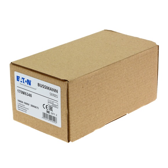 170M6348 Быстрый предохранитель 1000A 1000V 3BKN/75 AR