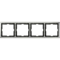 Schneider Electric MTN481446 MERTEN Artec РАМКА 4 поста, СТАЛЬ, SD