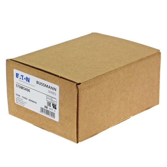 170M5496 Быстрый предохранитель 630A 1250V 2BKN/90 AR CU