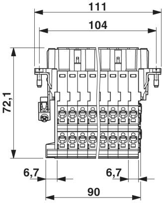 Phoenix contact 1648490 HC-B 24-A-DT-PER-F Адаптер клеммного модуля